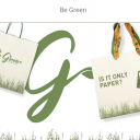sac papier recyclé à base d'herbe